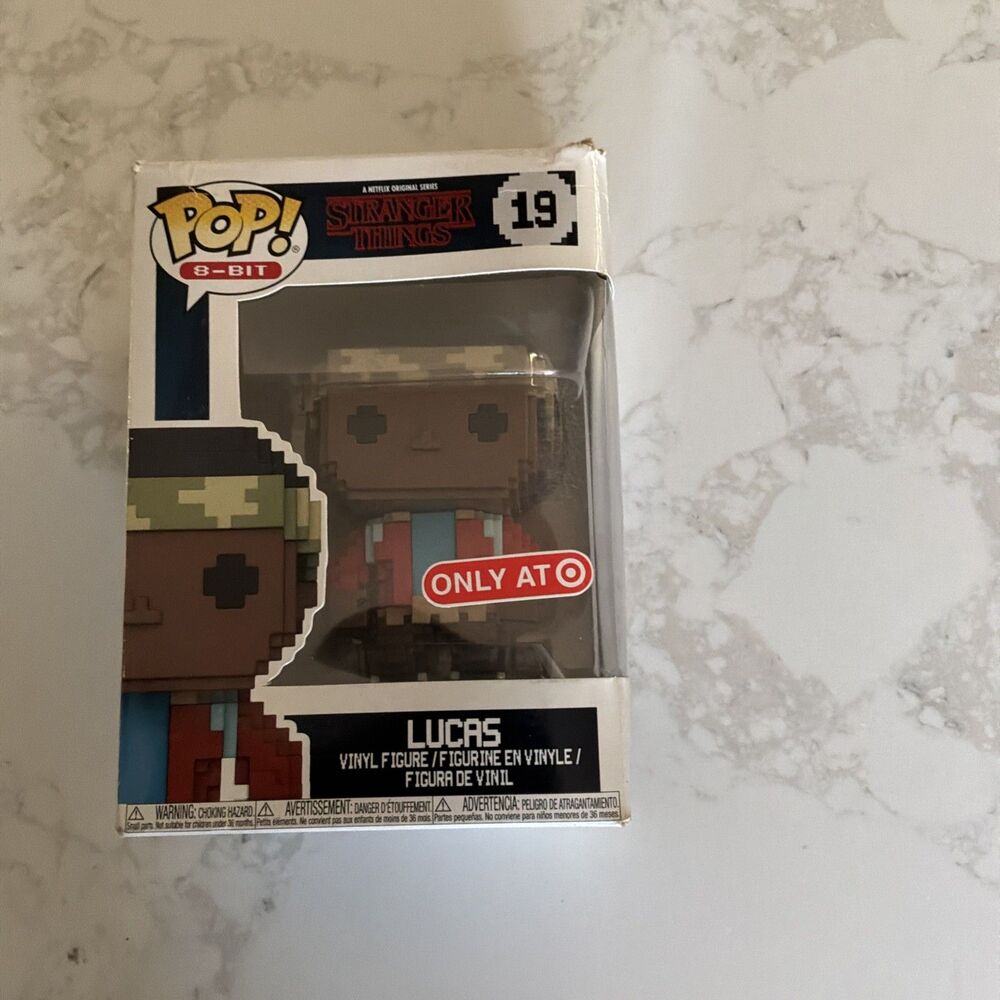 Funko Pop! Stranger Things 8-BIT LUCAS #19 Target Exclusive Vinyl Figure